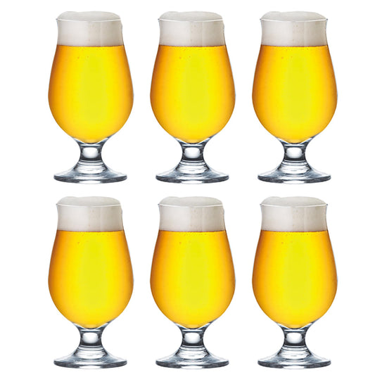 Toyo Sasaki Glass 36312-JAN-BE Beer Glass, Craft Beer Glass, 10.1 fl oz (310 ml), Pack of 6, Enjoy the rich scent of beer, Beer Glass, Pint Glass, Stylish, Cup, Made in Japan, Dishwasher Safe