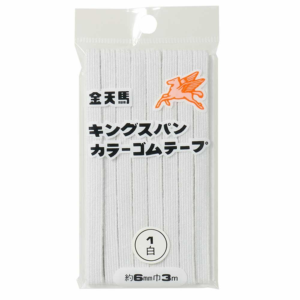 Gold 天馬 kingusupangomu 6 Call (6 mm) 3 m 1 White kw11810