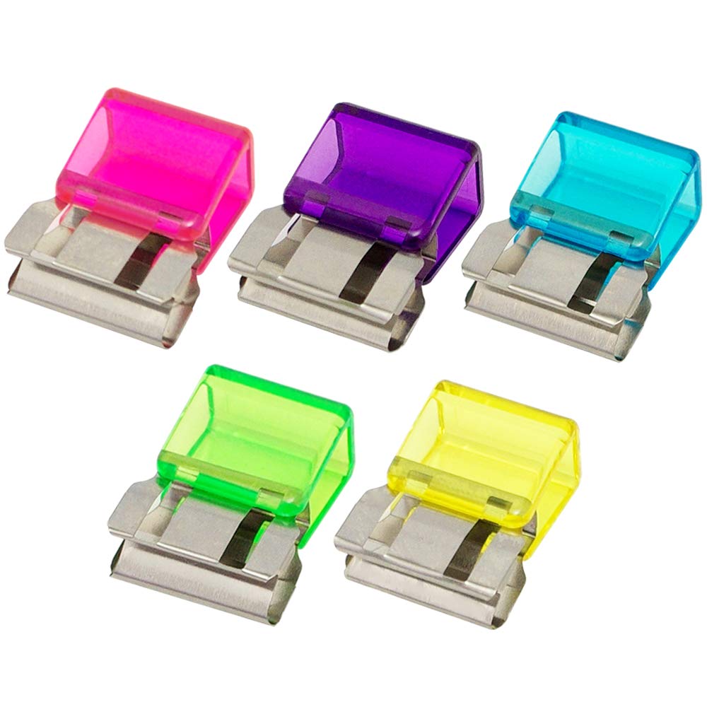 SCC-L20M 20 pieces Nippon clinofibrate graphics slide clip clear L 5 color mix (japan import)