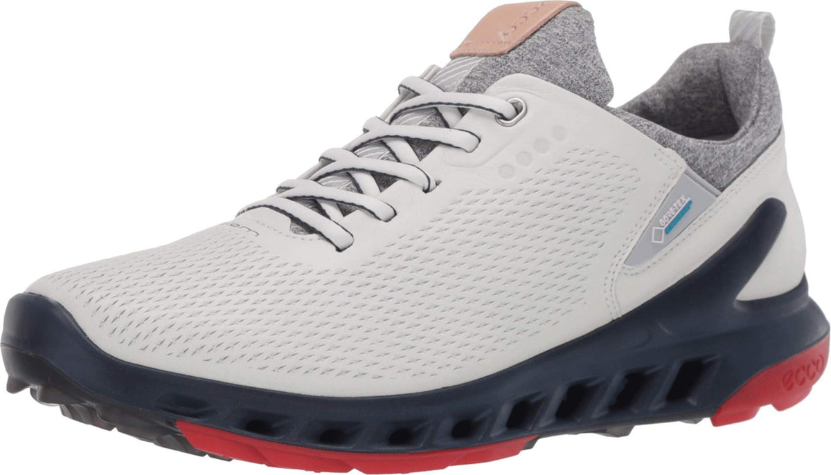 ECCO Men's Biom Cool Pro Gore-TEX Athletic Shoe, White/Scarlet, 39 M EU (5-5.5 US)