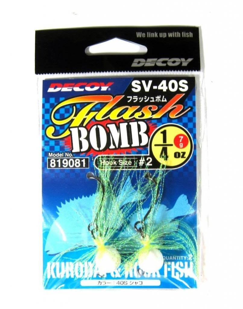 Decoy SV-40S Jig Head Flash Bomb 1/8 oz Size 4 (9067)