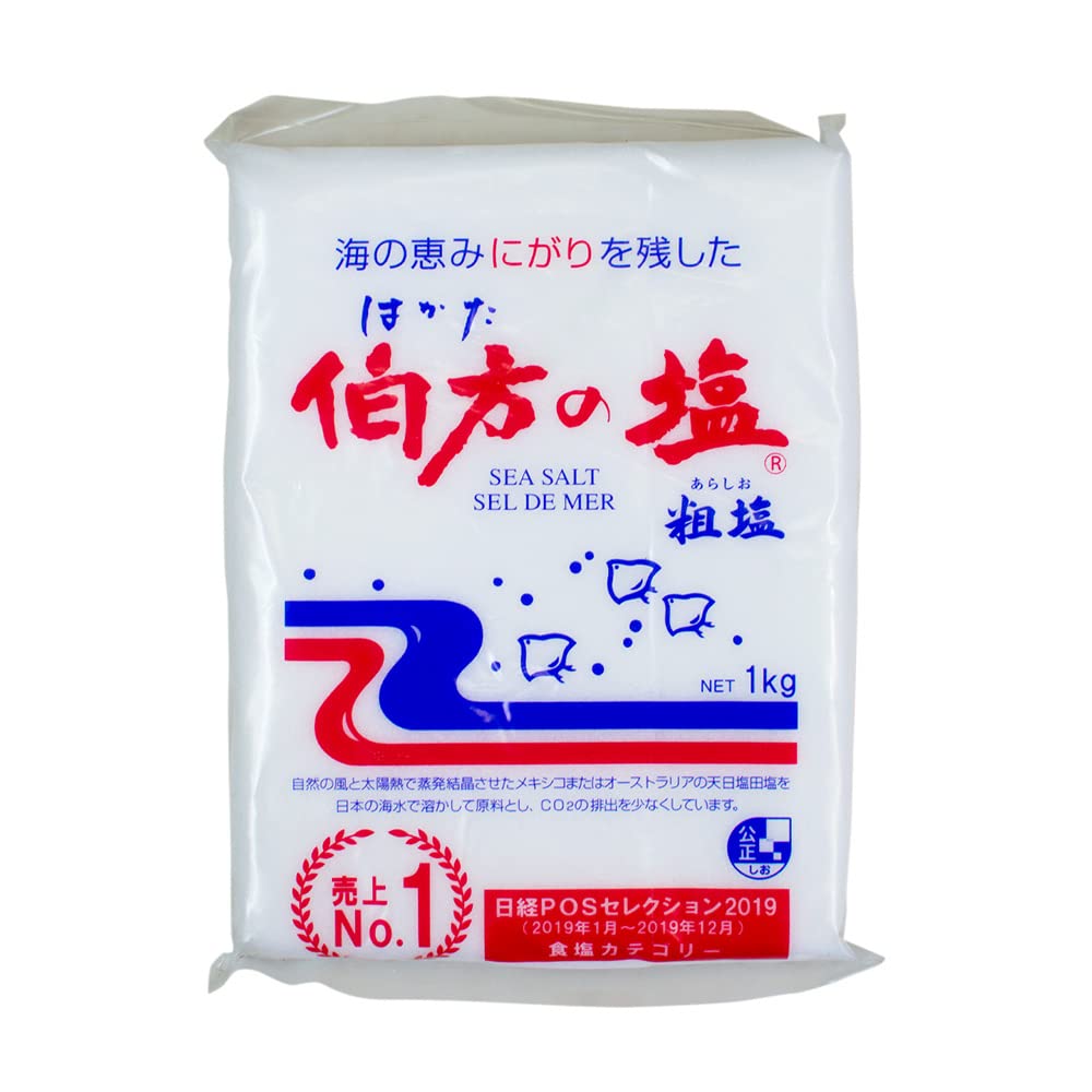 [Product of Japan] 伯方の塩 粗塩 Salt of Hakata - 2.2 Pound