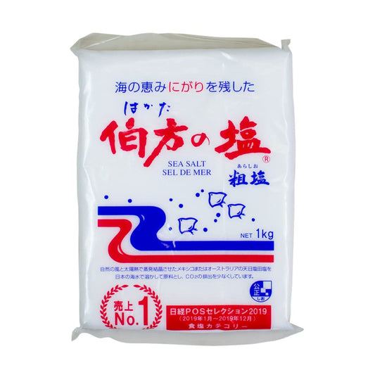 [Product of Japan] 伯方の塩 粗塩 Salt of Hakata - 2.2 Pound