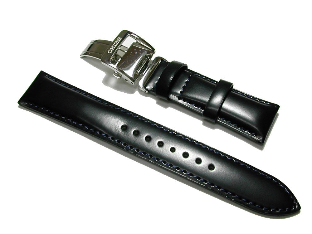 Seiko SARB065 Genuine SARB065 Men’s 20 mm Watch Band Mechanical Genuine Leather Leather Calf Black