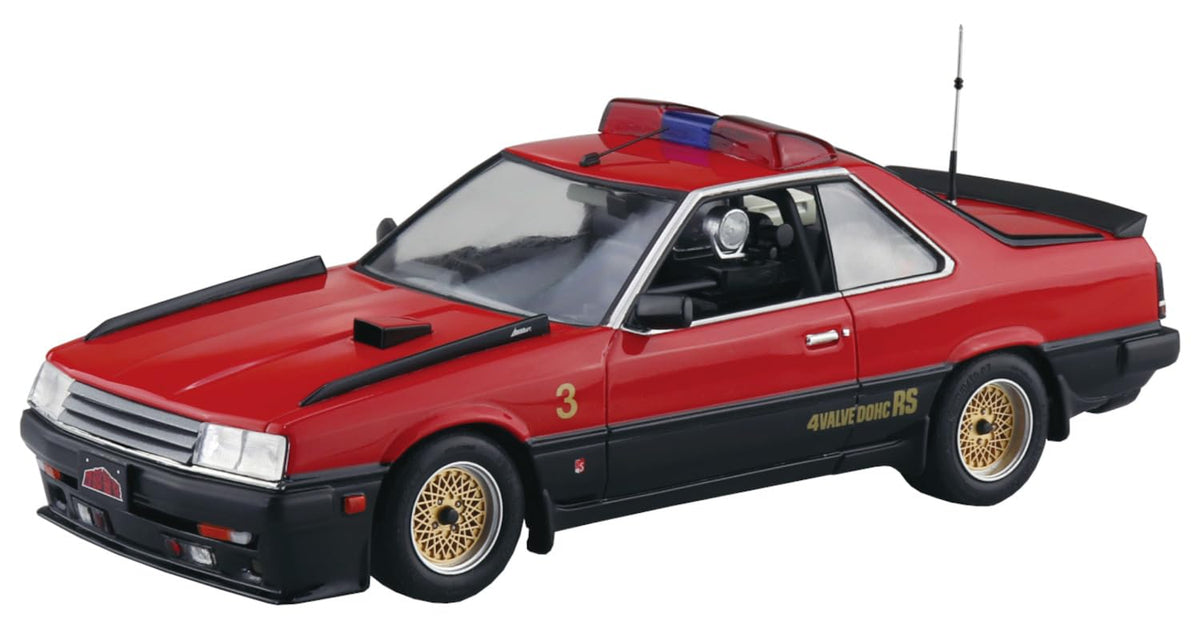 Qingdao Cultural Teaching AOSHIMA, 1/24 Scale, Western Police, No. 5, RS-3 Machine, Plastic Model (Car)