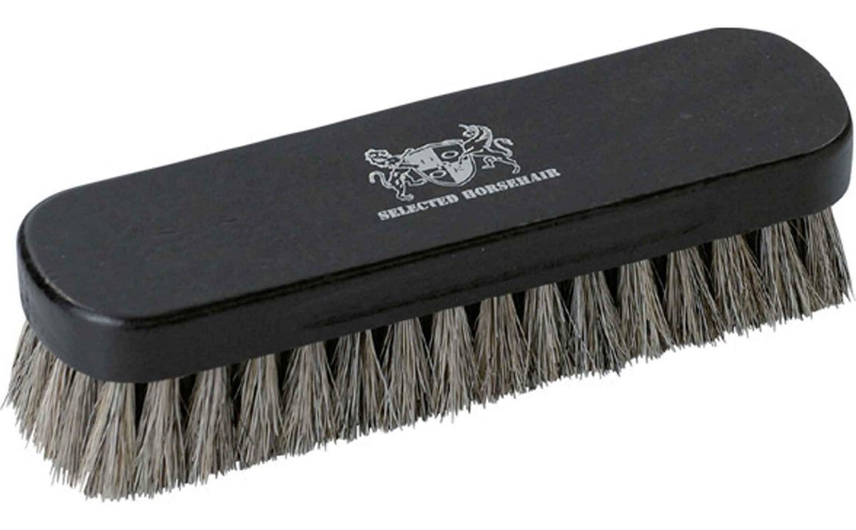 Kondo German Shoe Polish Brush Black Soft Natural Horse Hair Rectangle DONOK (Ideal for Cream, Wax Finishing)