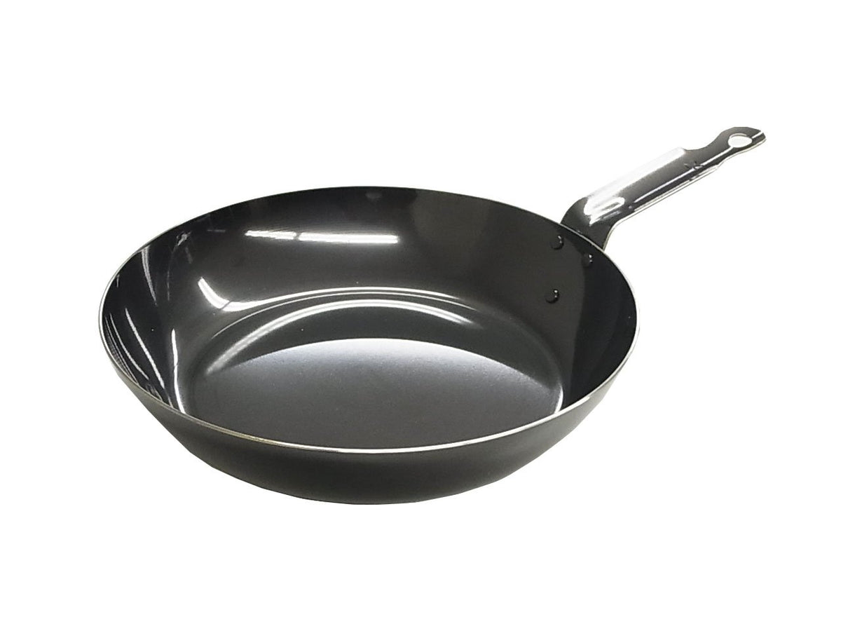 Endoshoji TKG AHL94 Iron Frying Pan, 7.9 inches (20 cm), Inner Diameter 8.0 x 1.6 inches (203 x 40 mm), Handle Length: 3.7 inches (95 mm), Bottom Diameter: 5.3 inches (135 mm), Plate Thickness: 0.9