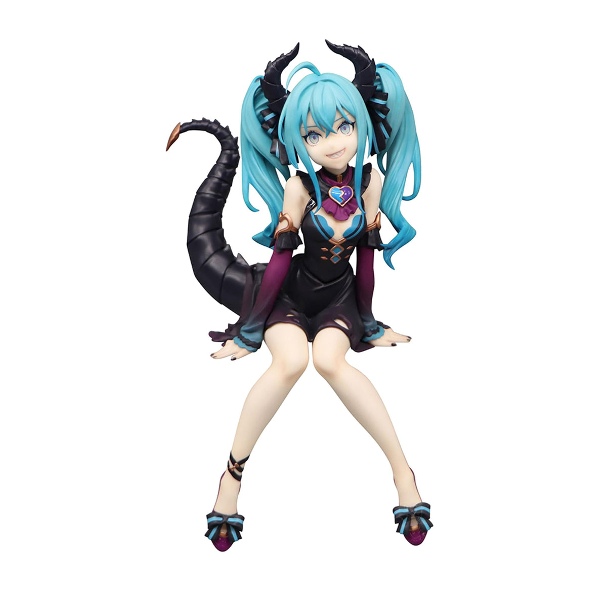 Furyu Miku (Villain Version) Noodle Stop PVC Figure Multicolor