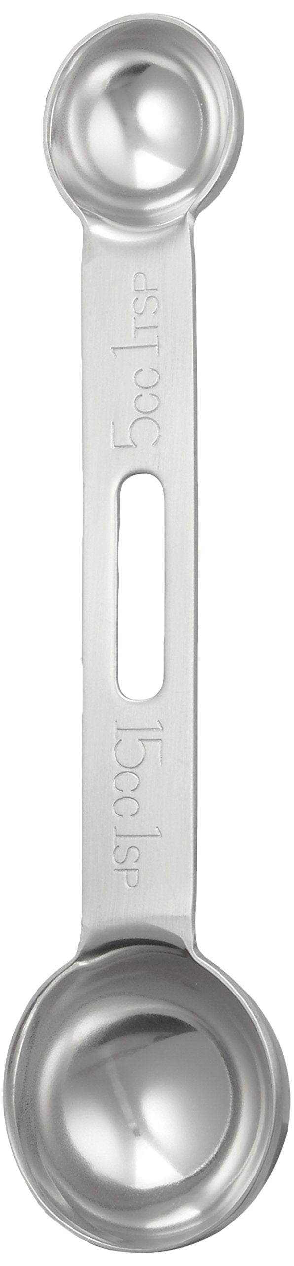 Suncraft PP-512 Measuring Spoon, Teaspoon, Made in Japan, Stainless Steel, Dishwasher Safe, Silver