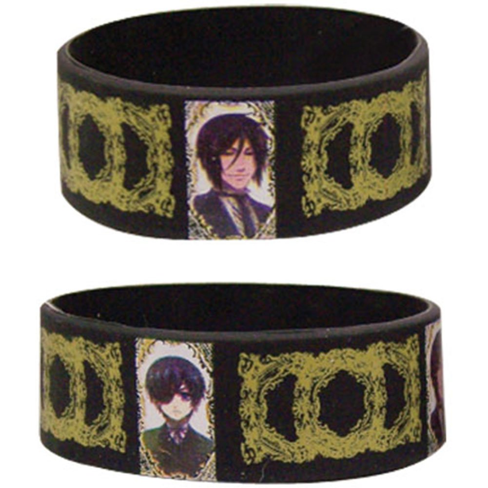 Great Eastern Entertainment Black Butler Sebastian & Giel PVC Wristband