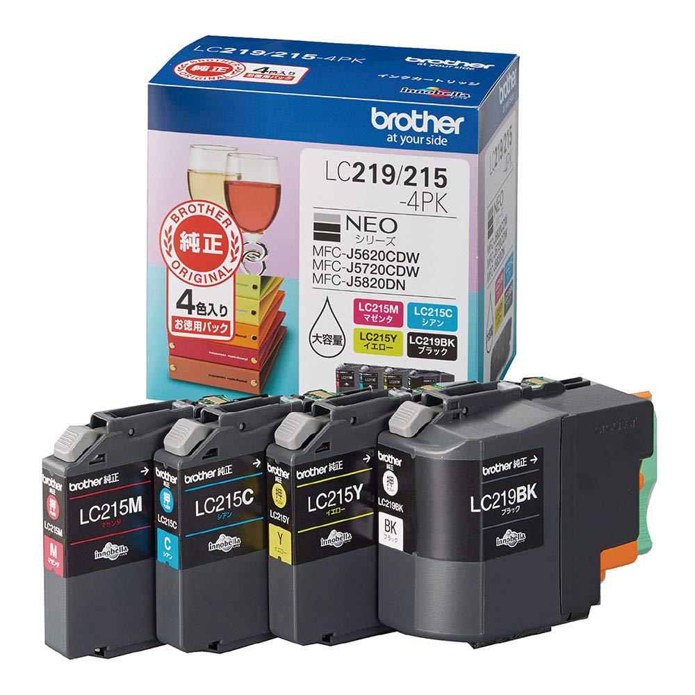 Brother [genuine] ink cartridge (large capacity 4-color pack) LC219 / 215-4PK
