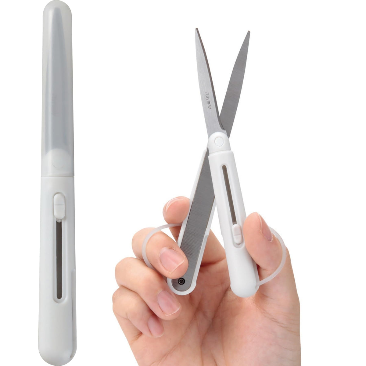 Raymay Fujii SH1001 Scissors, Pen Cut, Compact, Portable Scissors, Premium Standard