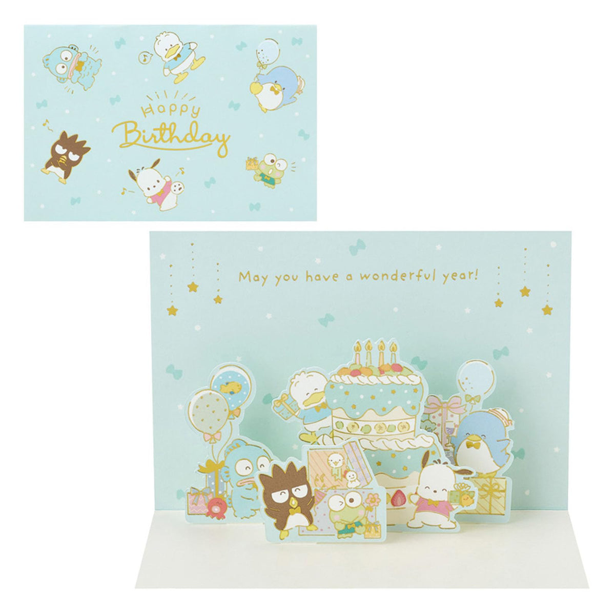 Sanrio BD264-5 614556 Grilling Greeting Card Birthday Celebration Happy Everyone Party