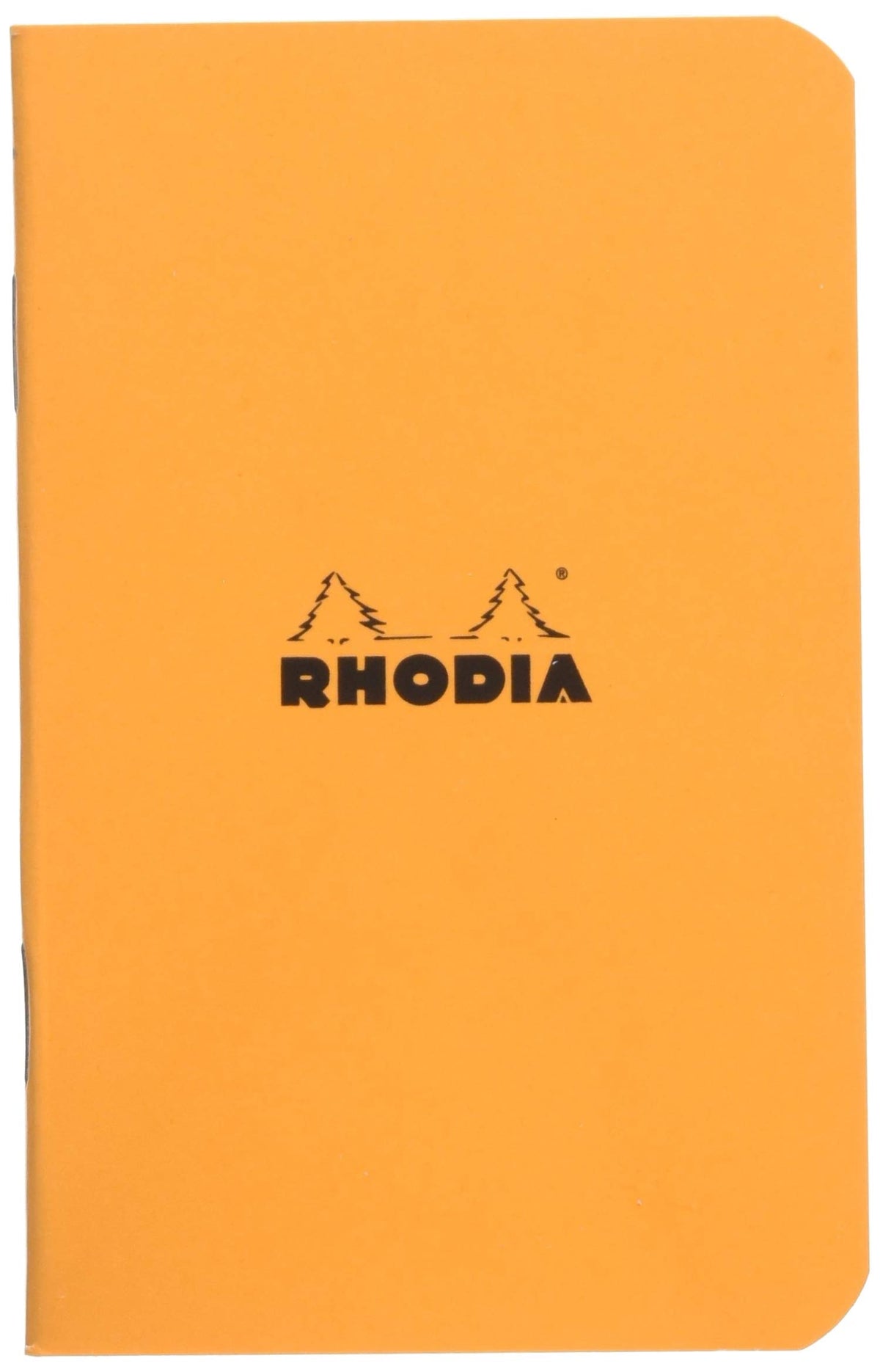 Rodia cf119158 Mini Classic Staple Notebook, Ruled, Orange, Set of 2