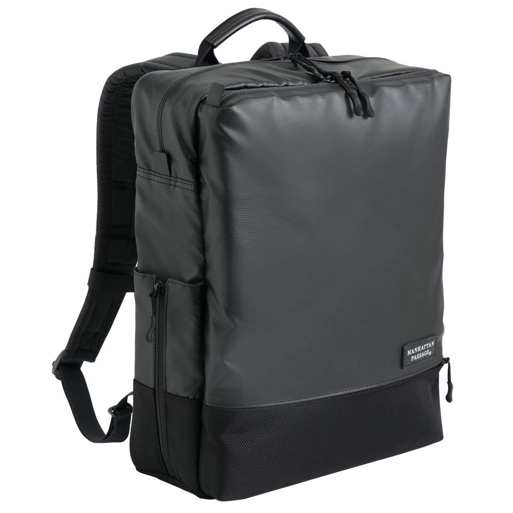 MANHATTAN PASSAGE #3316 City Well Organized Backpack, Plus 2.1 - black -