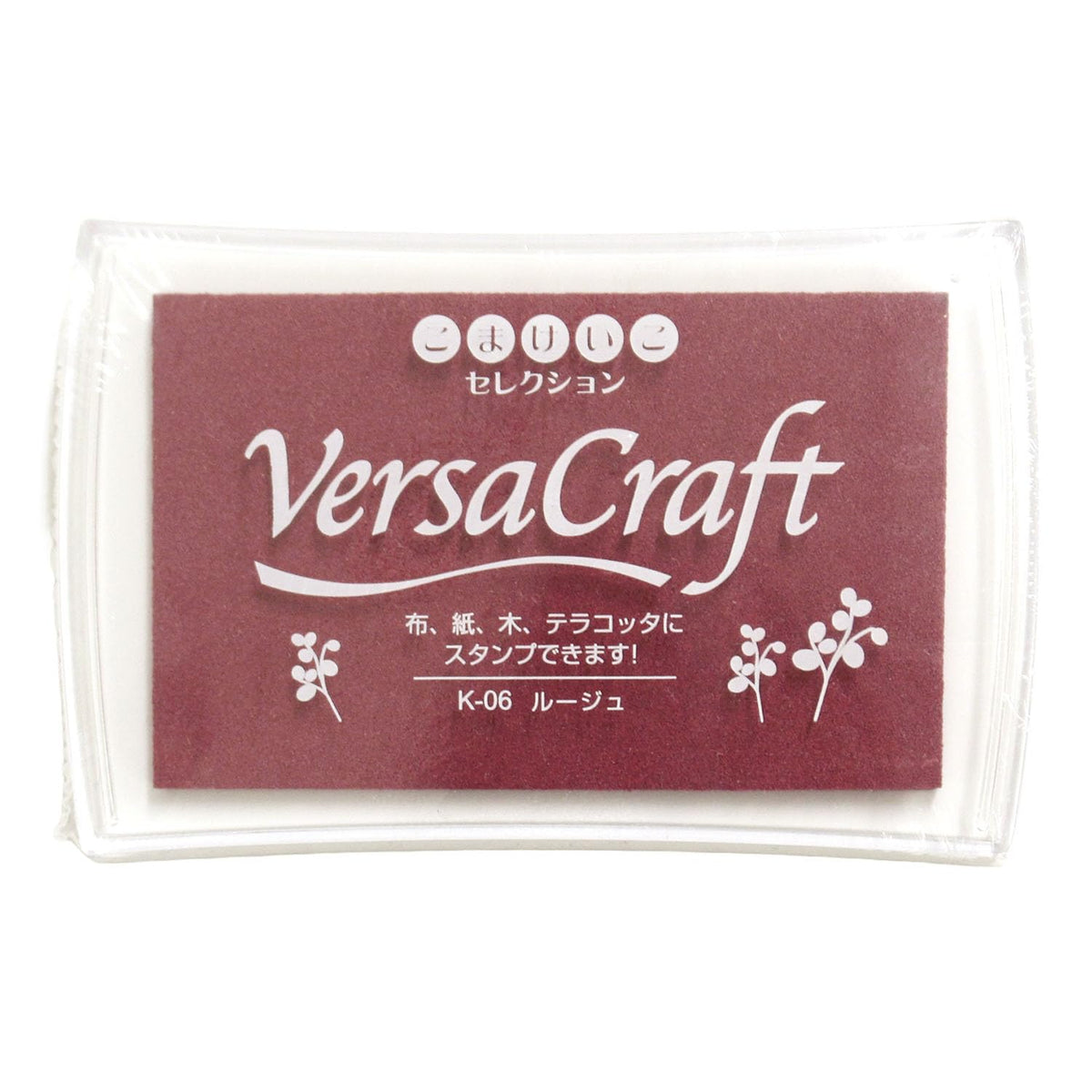 Tsukineko VK-K06 Versacraft Large Stamp Ink Pad Kokoji Selection Rouge