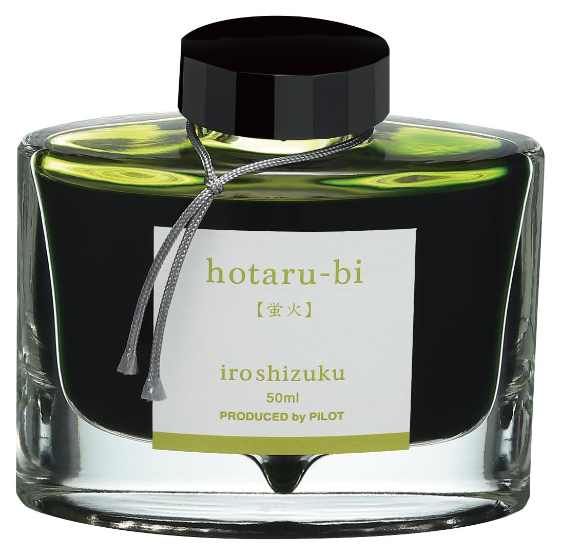 Pilot Iroshizuku Fountain Pen Ink Hataru-Bi Firefly Glow 50ml