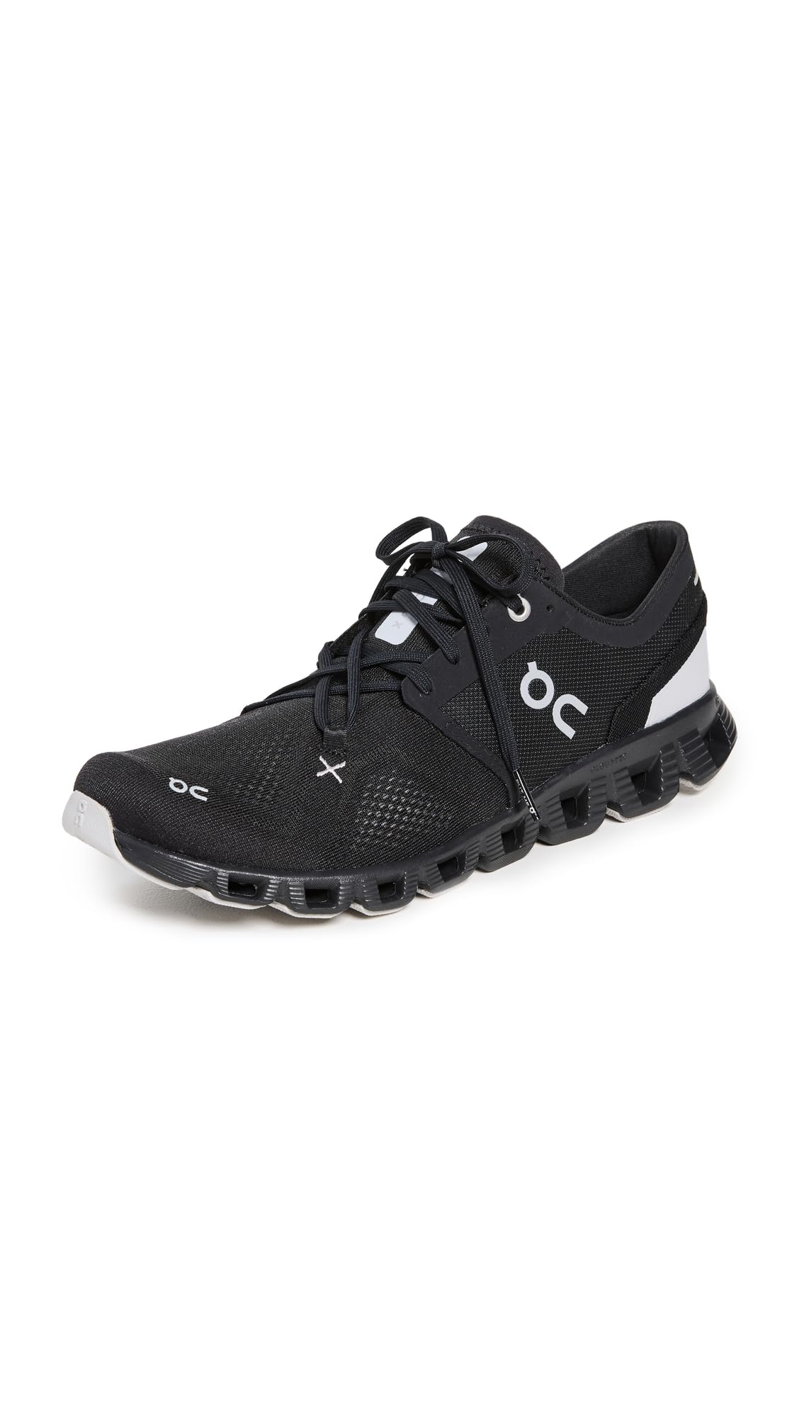 On Women's Cloud X 3 Sneakers, Black, 6 Medium US