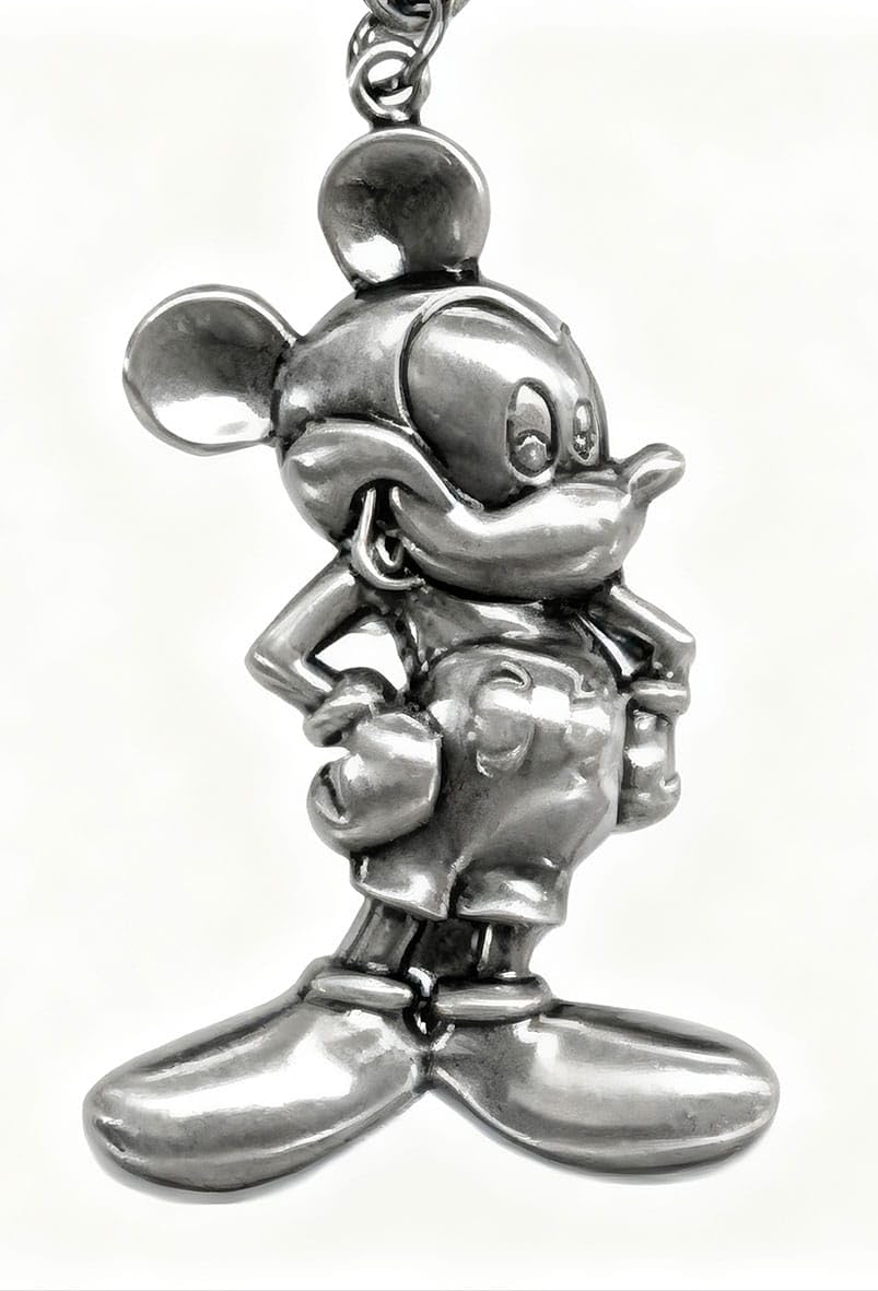 Disney Classic Mickey Pewter Keyring