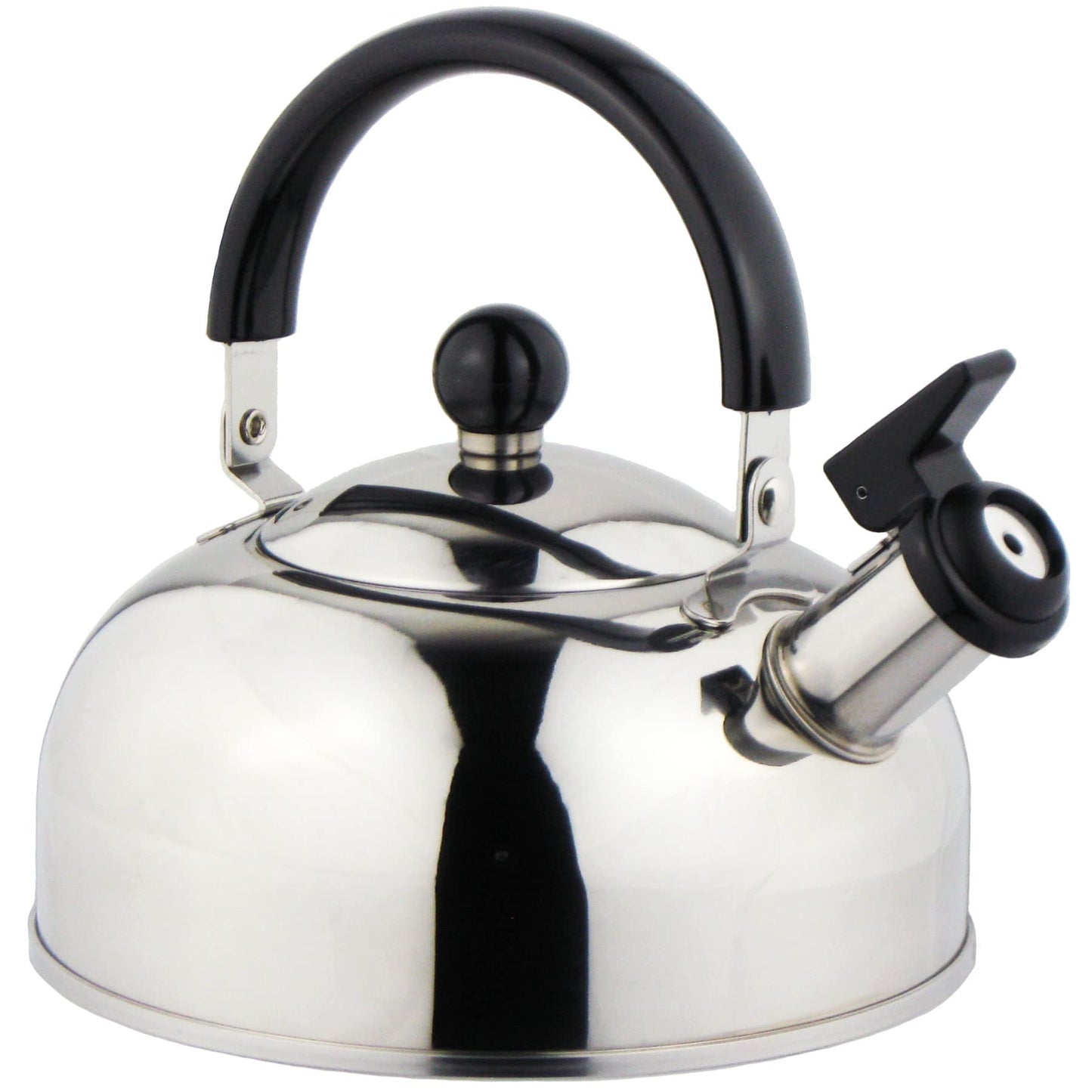 Nagao Tsubamesanjo Kettle, Full Water, 0.4 gal (1.5 L), Induction Compatible, Whistling, Stainless Steel, Made in Japan