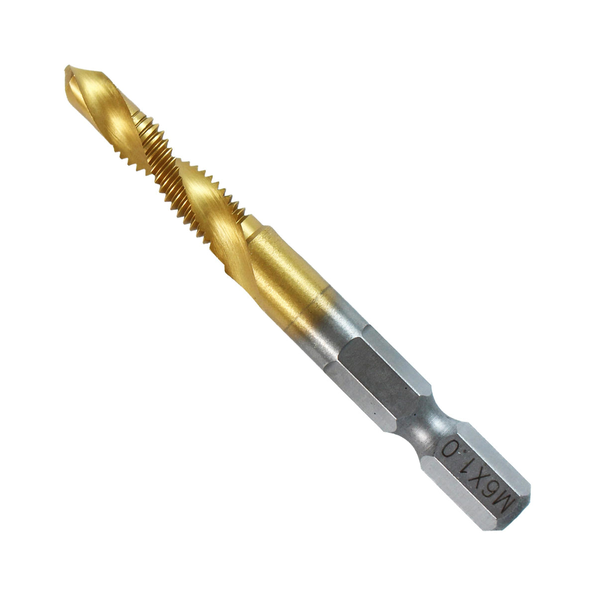 BIGMAN BMST-M6 Hex Shaft Drill Tap 0.2 x 0.04 inches (6 x 1.0 mm)