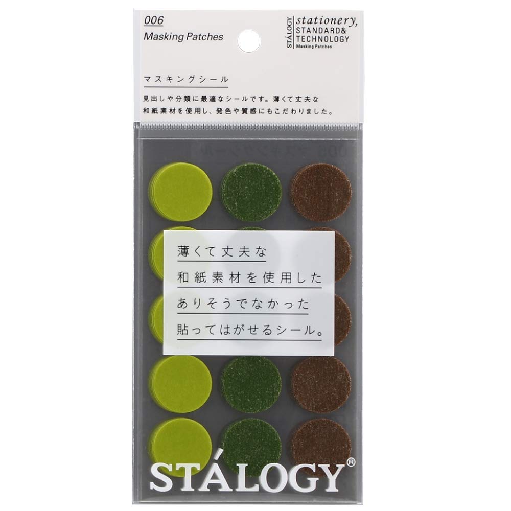 Nitoms STALOGY Masking Round Seal, 0.8 inch (20 mm), Shuffletree S2231