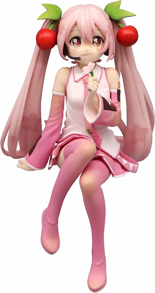 Furyu USA (AMU-SHP0449) Hatsune Miku Sakura Miku Noodle Stopper Figure