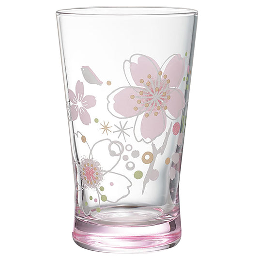 Otsuka Glass 11P148-1P "Ususakura" Highball Glass, Tumbler, Cup, Approx. 9.1 fl oz (285 ml), Transparent, Made in Japan