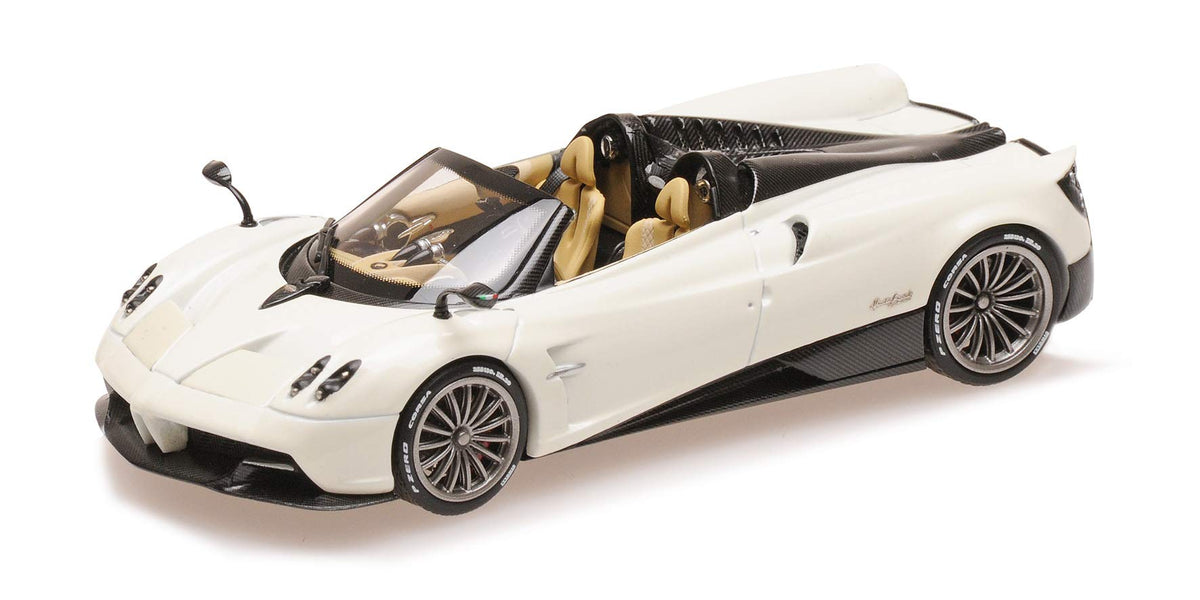 ALMOST REAL 1/43 Pagani Ueira Roadster 2017 White Finished Product