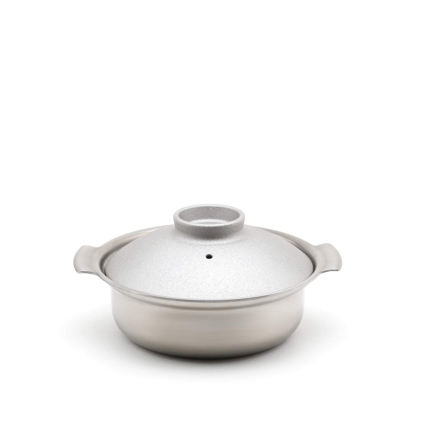 Miyazaki Seisakusho 118-06364 PRESSENCE Tabletop Pot, Silver, 7.1 inches (18 cm), Made in Japan, Induction Compatible