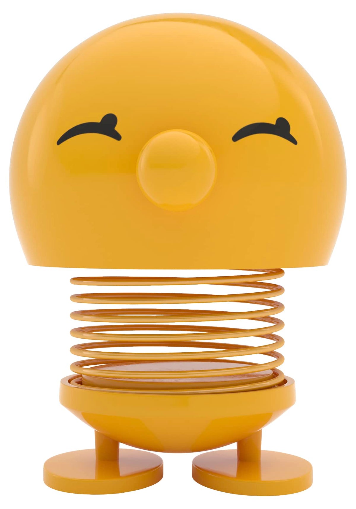 Hoptimist Bimble Whimsical Elegance in a Playful Figure, Adding Joyful Character to Your Space Scandinavian Design - Medium Yellow, 3.54 x 4.33 x 3.15 inches