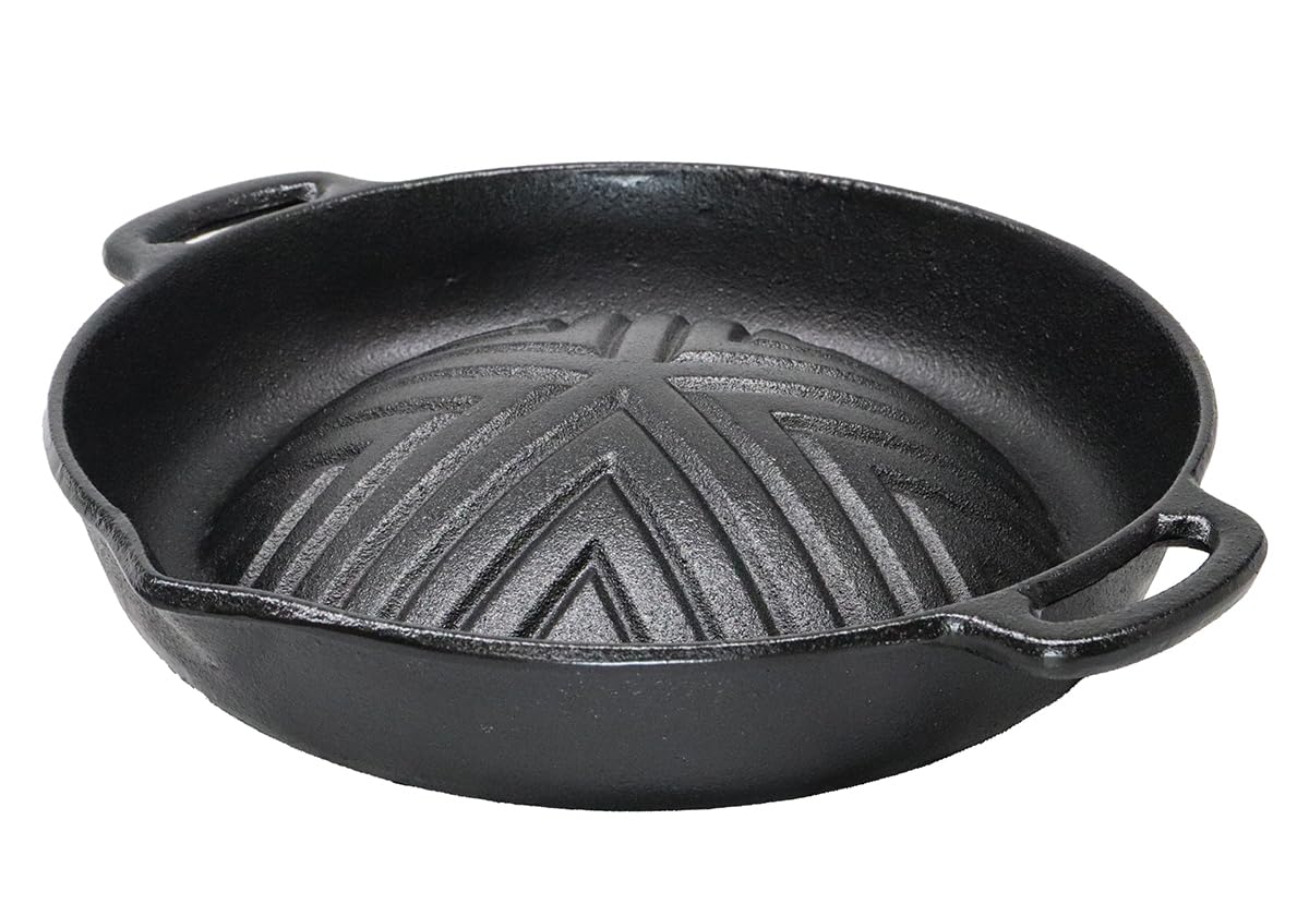 Asahi QGV10 H-305-30 Deep Iron Gingis Pot, 11.4 inches (29 cm), Cast Iron, Taiwan