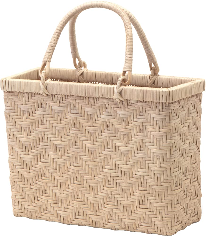 Posh Living 11687 Rattan Basket, 8.3 x 7.9 x 11.8 inches (21 x 20 x 30 (18) cm)