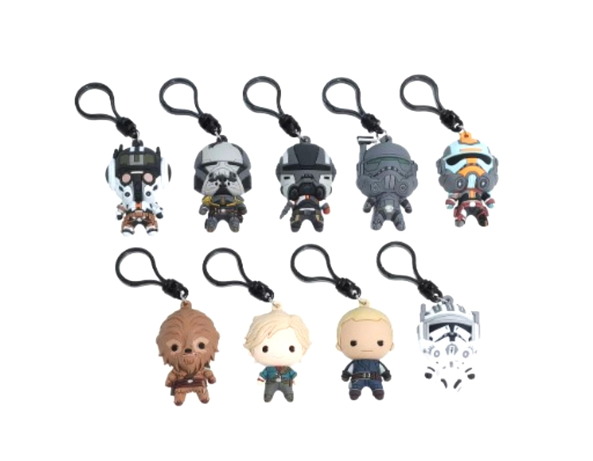 Star Wars Bad Batch Series 2 – 5" Collectible Bag Clip – Blind Bag (ONE Random Figure) – Sci-Fi Character Keychain/Backpack Accessory | Official Licensed Merchandise