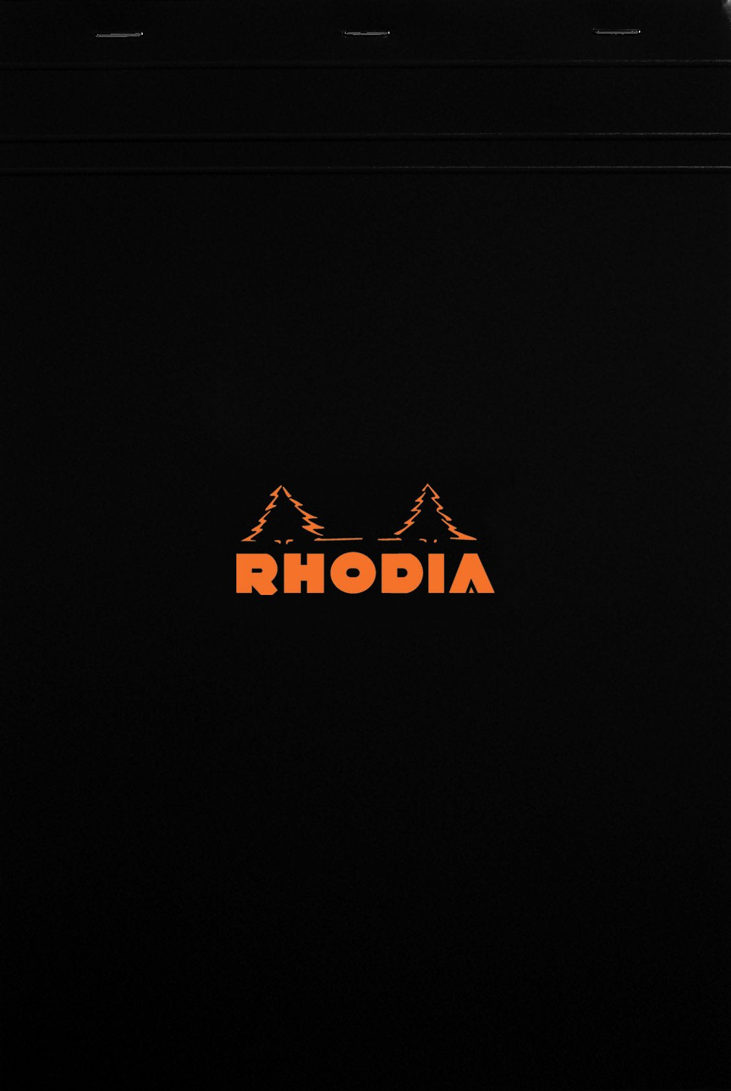 Rhodia cf12600 Notepad No. 12 (8.5 x 12 cm) 80 Sheets Horizontal Ruled Water Repellent Cover Perforation Orange Set of 2