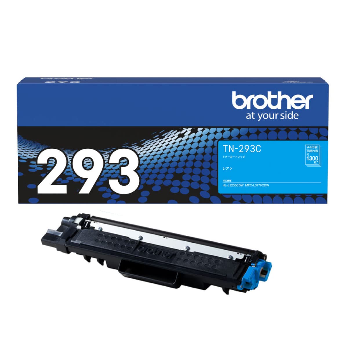 Brother Industries TN-293C Toner Cartridge Cyan, Compatible Model Numbers: HL-L3230CDW, MFC-L3770CDW, etc
