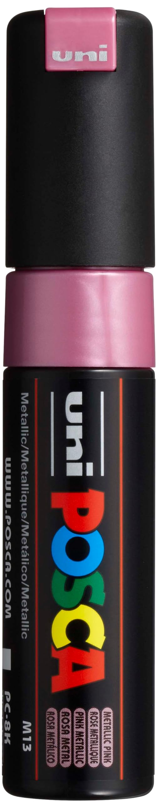 Posca Marker 8K in Metallic Pink, Posca Pens for Art Supplies, School Supplies, Rock Art, Fabric Paint, Fabric Markers, Paint Pen, Art Markers, Posca Paint Markers