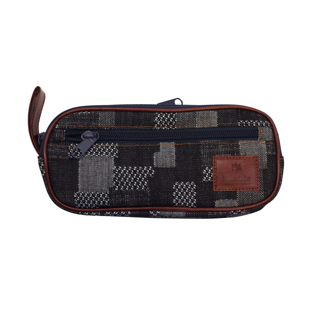 Luddite 4580625033363 Pencil Case, Gusset, Navy Blue
