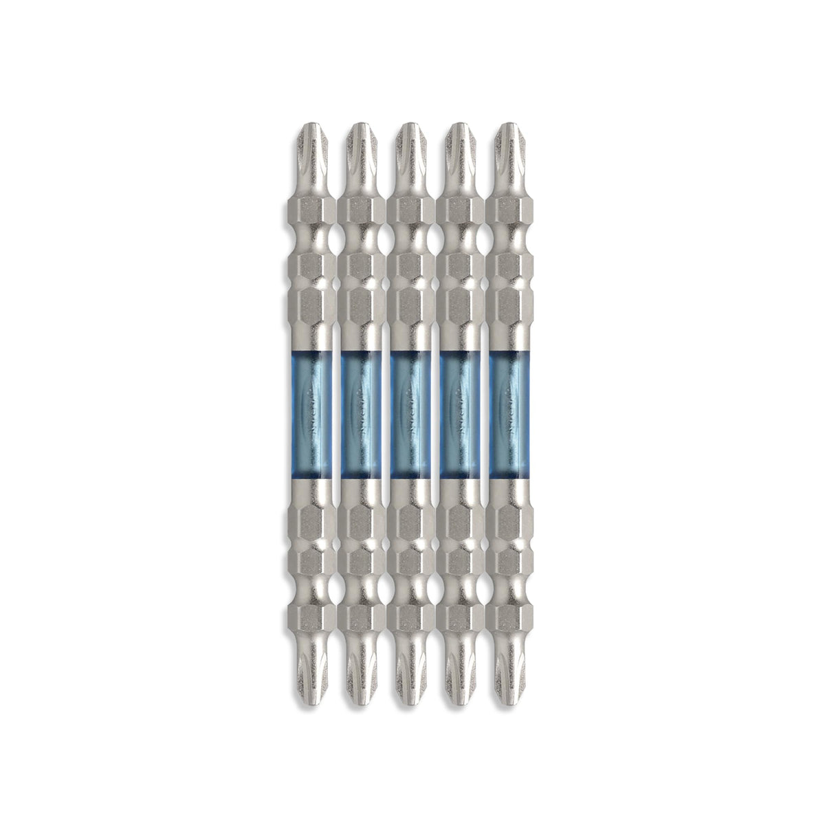 ANEX ARHS5-2085 Dragon Toughness Bit, Double-Headed, Slim, Plated Finish, +2 x 85 mm, Set of 5