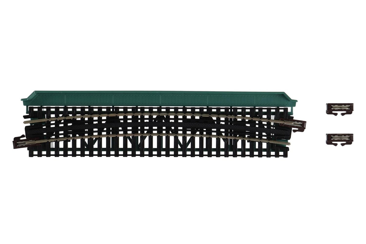 Kato USA Inc. N 19 Curved Deck Girder Bridge Green 15 Degree KAT20471 N Track