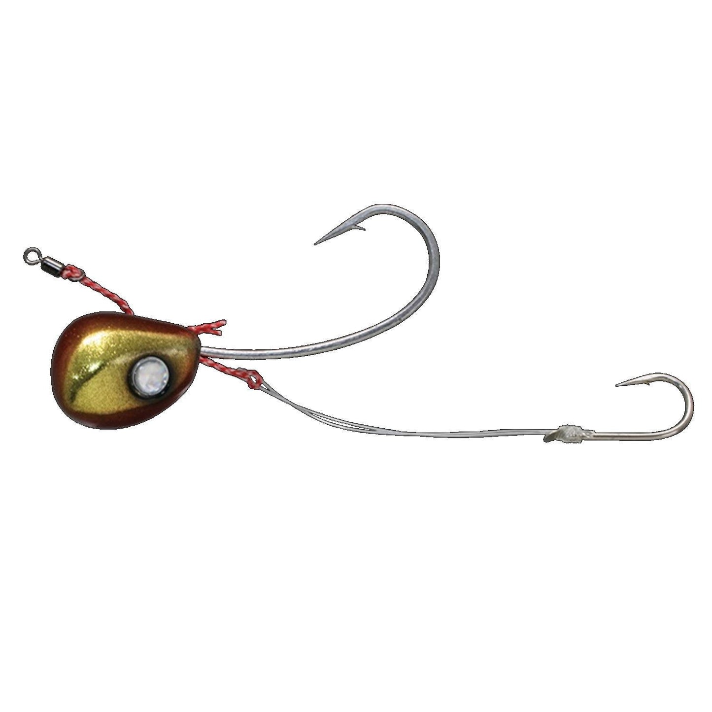 JACKALL Bin Bintenya Tai Dream No. 5 Middle Hand, Red/Gold