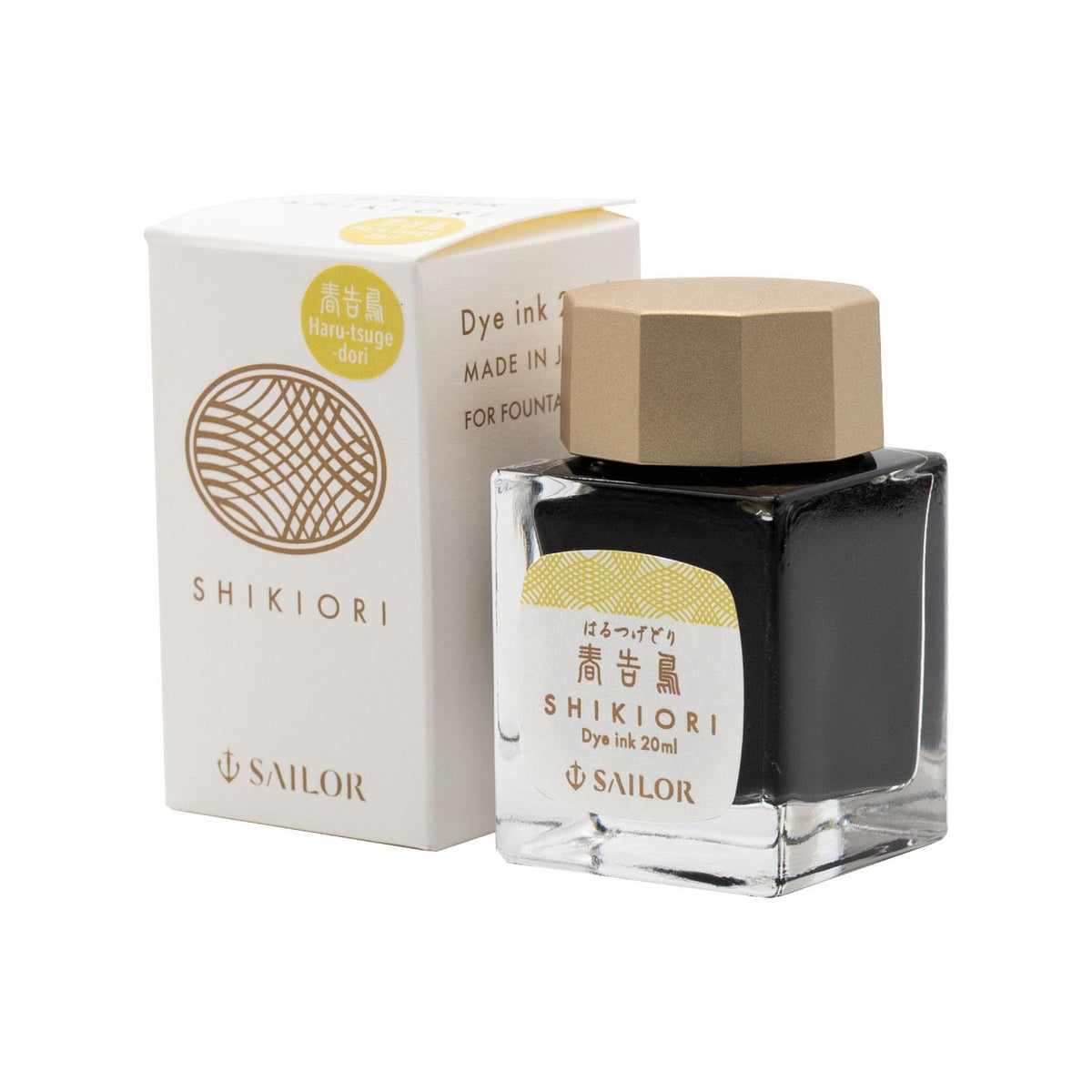 SHIKIORI 13-1008-237 Sailor Fountain Pen Bottled Ink, Song Noyama, Shoujo Bird (Harutsugedori), Water Based Dye, 0.7 fl oz (20 ml)