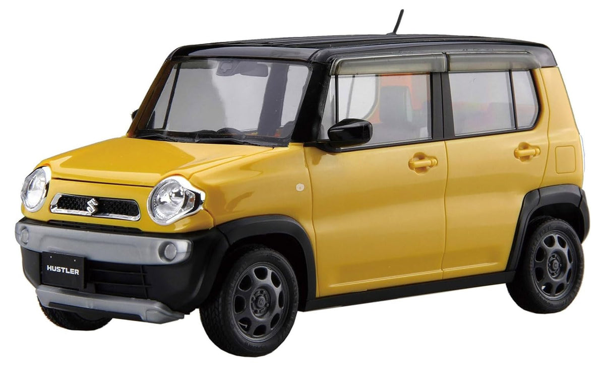 Fujimi Model NX12 1/24 Car Next Series No. 12 Suzuki Hustler (G/Active Yellow) Color Coded Plastic Model
