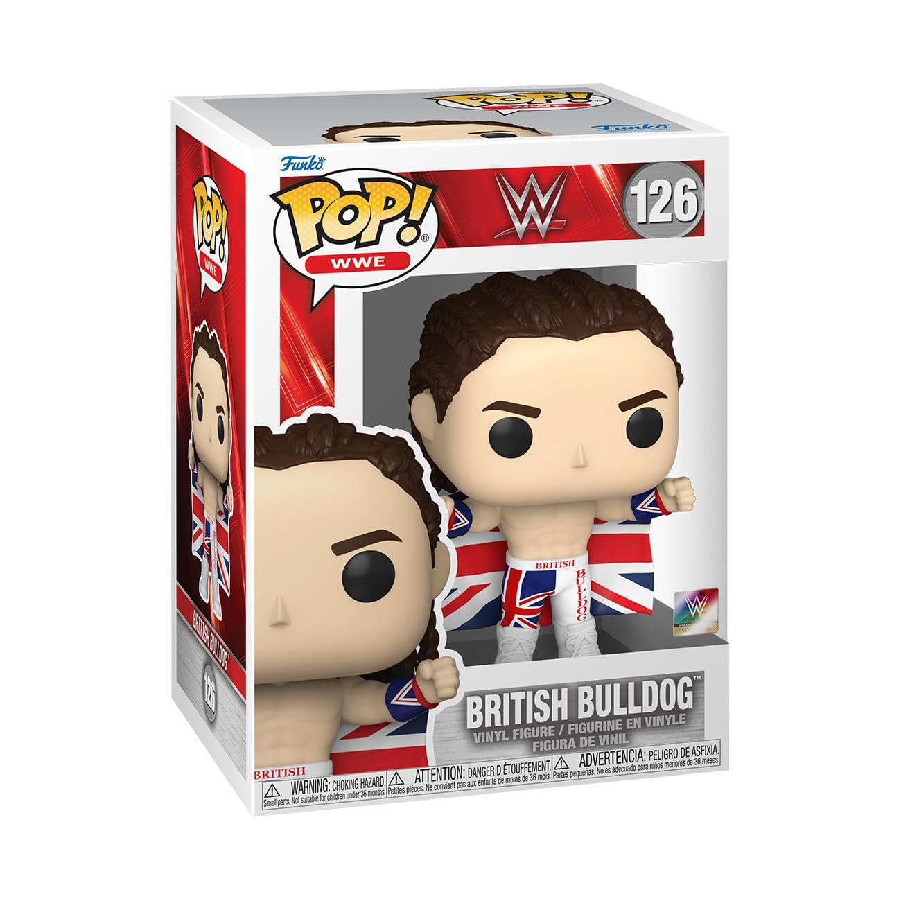 Funko POP! WWE: British Bulldog - Davey Boy Smith - Collectable Vinyl Figure - Gift Idea - Official Merchandise - for Kids & Adults - Sports Fans - Model Figure for Collectors and Display