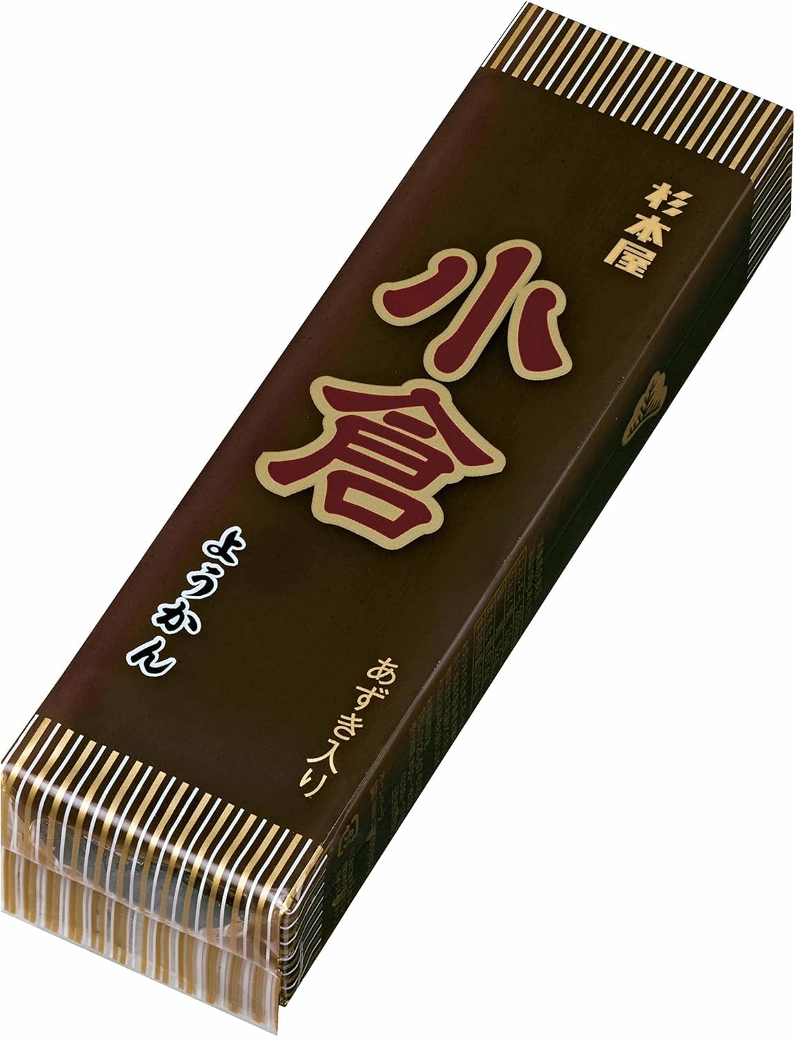 Sugimotoya Ogura Yokan Japanese 400g (Pack of 2), Traditional Azuki Red Bean Jelly Cake Desserts Wagashi Sweets from Aichi Prefecture, MADE IN JAPAN