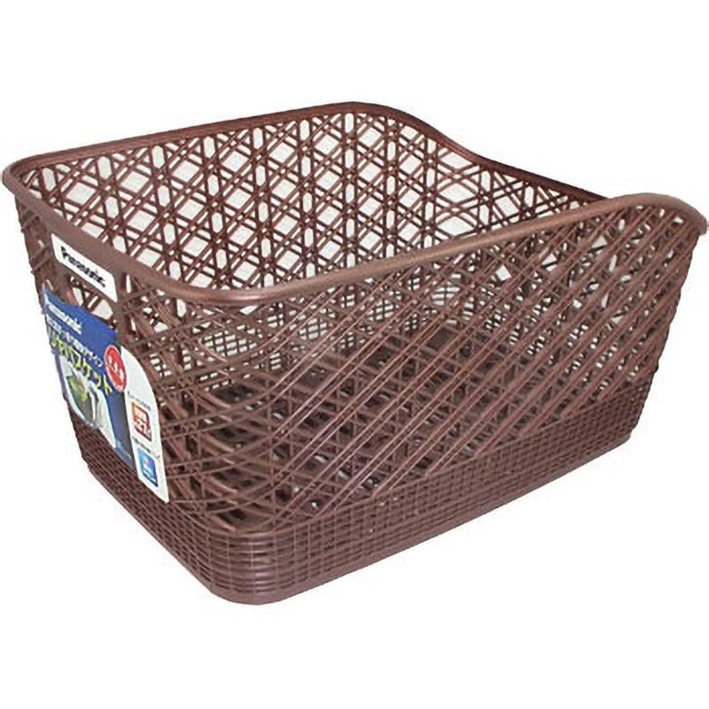 Panasonic SCB207 Rear Basket Bicycle, Brown, Width 13.0 x Depth 18.5 x Height 9.4 inches (330 x 470 x 240 mm), 27 L