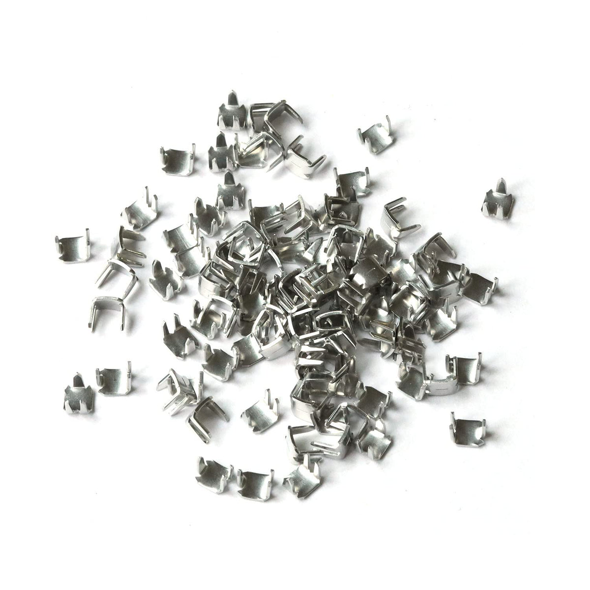 Y.K.K F2-217 Zipper Clasp, Top Clasp Parts, 50 Pieces, for Coil Fasteners, Compatible with No. 4 to 5, Nickel