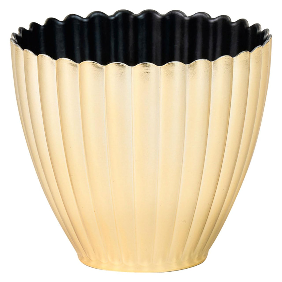 Tokyodo GS006009-018 Flower Vase Base Plabe Metallic Calm Φ0.5 x H4.5 inches (13 x 11.5 cm), 1 Pack