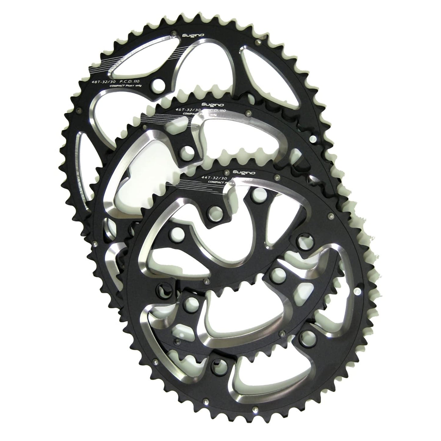 Sugino CP110S HBK/S 46T Outer Gear, Black