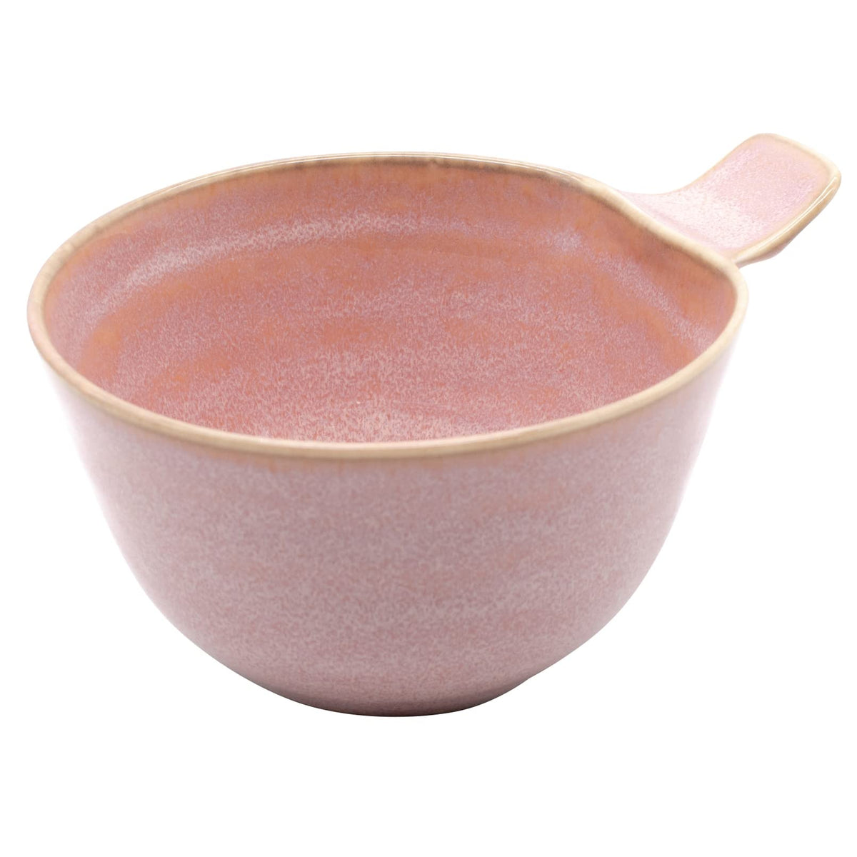 Aito Seisakusho 517064 Natural Color Cup with Hands, Approx. 12.5 fl oz (370 ml), Pink, Mino Ware Dishwasher, Microwave Safe, Made in Japan